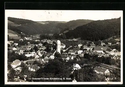 AK Kirchschlag, Luftbild der Sommerfrische