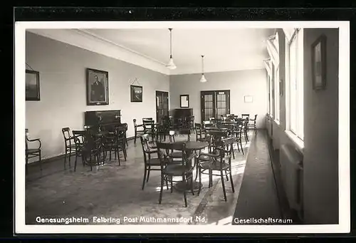 AK Felbring, Der Gesellschaftsraum im Genesungsheim