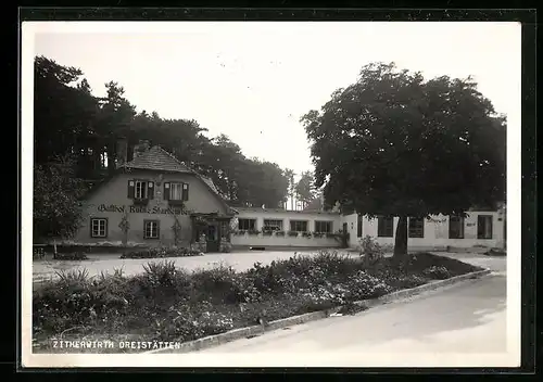 AK Dreistetten, Gasthof Ruine Starhemberg, Otto Langer