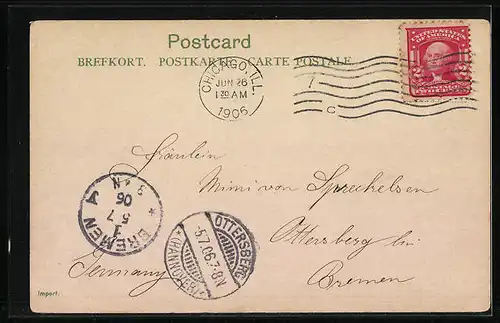 AK Norway, Zwei Norwegerinnen melken eine Ziege