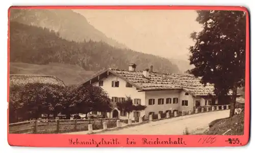 Fotografie Baldi & Würthle, Salzburg, Ansicht Schneizlreuth, Partie am Gasthaus