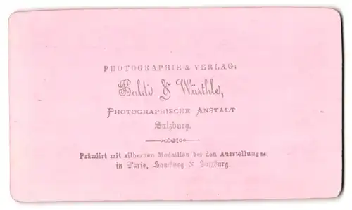 Fotografie Baldi & Würthle, Salzburg, Ansicht Salzburg, Partie am St. Peter Stiftskeller