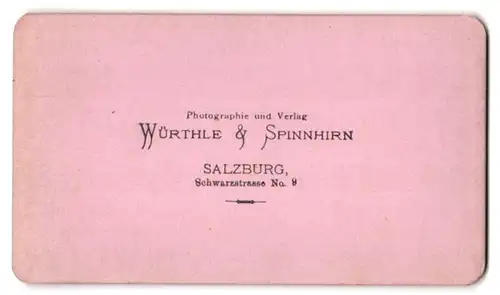 Fotografie Würthle & Spinnhirn, Salzburg, Ansicht Kitzbühel, Blick nach der Stadt gegen das Kaisergebirge