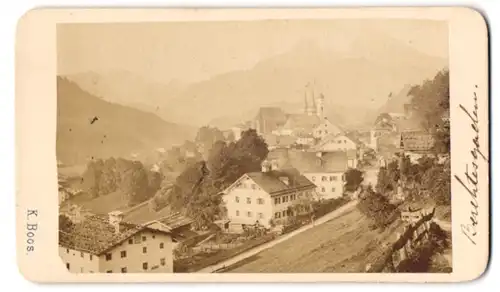 Fotografie Karl boos, Salzburg, Ansicht Berchtesgaden, Blick in den Ort
