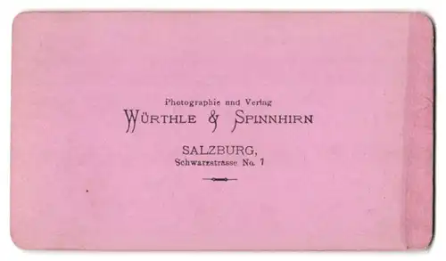 Fotografie Würthle & Spinnhirn, Salzburg, Ansicht Salzburg, Blick auf den Domplatz mit Denkmal