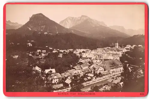 Fotografie Würthle & Spinnhirn, Salzburg, Ansicht Aussee, Blick nach der Stadt von Sixleithen