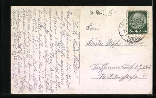 AK Mettlach / Saar, Ortsansicht