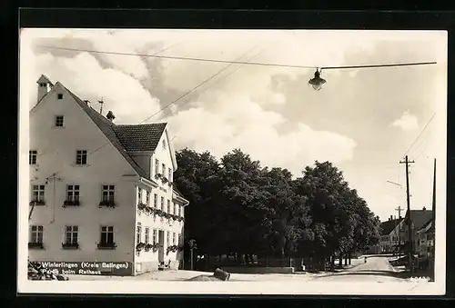 AK Winterlingen (Kreis Balingen), Partie beim Rathaus