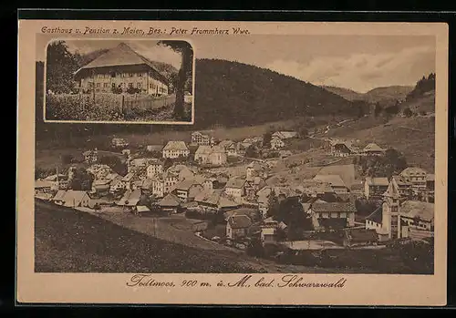 AK Todtmoos /bad. Schwarzwald, Gasthaus z. Maien von Peter Frommherz Wwe.