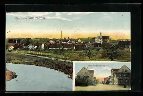 AK Kochendorf, Ortsansicht mit Friedrichshaller Strasse