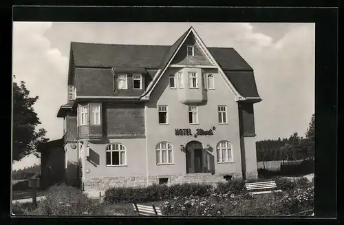 AK Neuhaus am Rennweg, HO-Hotel Hirsch