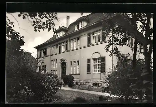 AK Wernshausen /Thür., Blick auf d. Ev. Erholungsheim