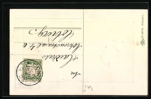 AK Glückwünsche zu Neujahr