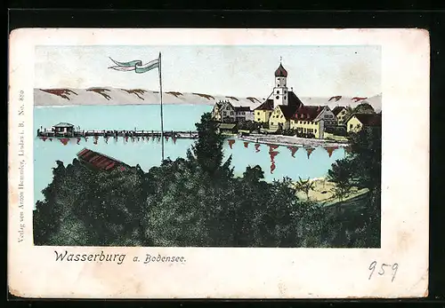 AK Wasserburg a. Bodensee, Ortsansicht