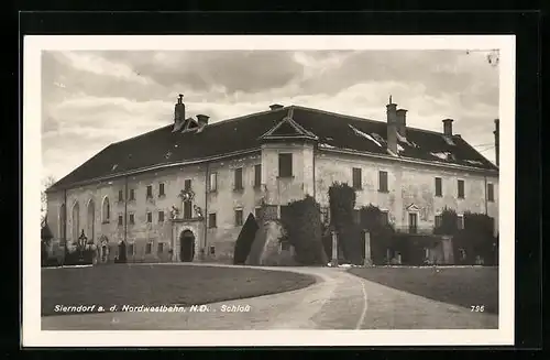 AK Sierndorf a. d. Nordwestbahn /N.-D., Schloss