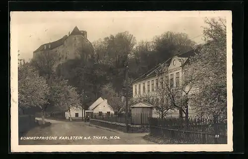 AK Karlstein a. d. Thaya, Schloss und Bundeslehranstalt