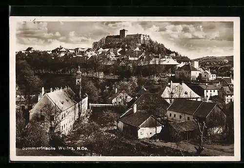 AK Weitra, Ortsansicht mit Schloss