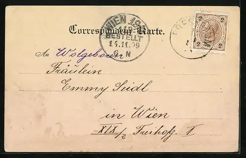 AK Pressbaum, Gesamtansicht aus der Vogelschau