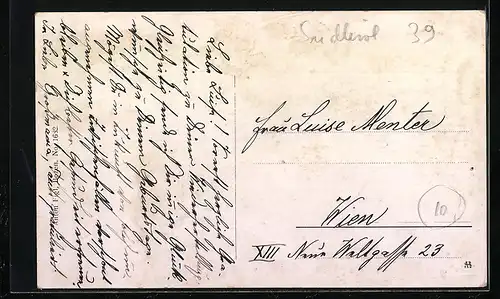 AK Welschnofen, Dependance Gasthof Rössl gegen Latemar