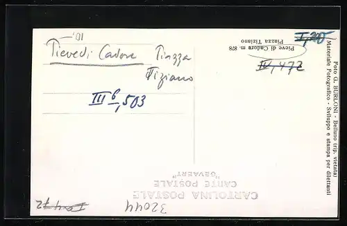 AK Pieve di Cadore, Piazza Tiziano