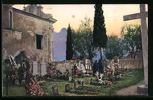 AK Torbole /Lago di Garda, Cimitero