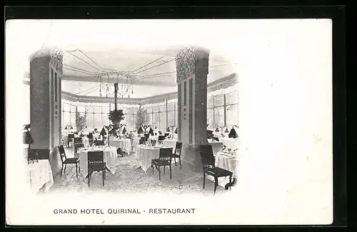 AK Rome, Grand Hotel Quirinal, Restaurant