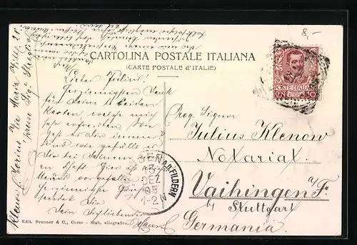 AK Torino, Fiume Po e Castel Valentino