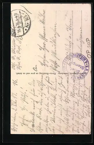 AK Suwalki, Partie an der Kirche