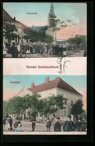 AK Szabadszállás, Varoshaza, Piacreszlet