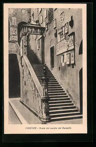 AK Firenze, Scala del cortile del Bargello