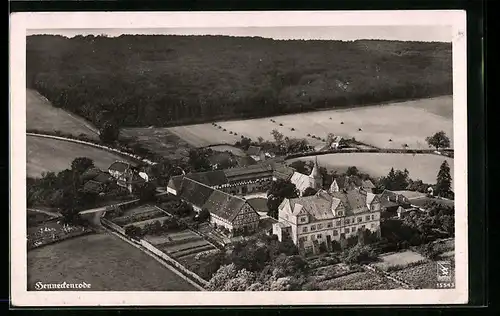 AK Henneckenrode, Fliegeraufnahme des Ortes