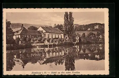 AK Ilsenburg i. H., Hotel zu den roten Forellen