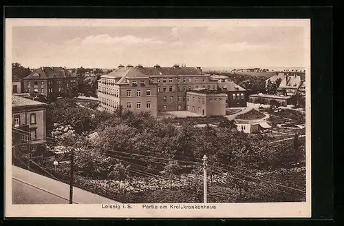AK Leisnig, Partie am Kreiskrankenhaus