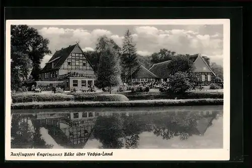 AK Endel ü. Vechta i. O., Gasthaus Engelmanns Bäke