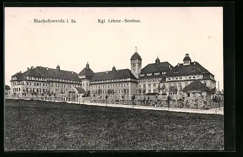 AK Bischofswerda i. Sa., Kgl. Lehrer-Seminar