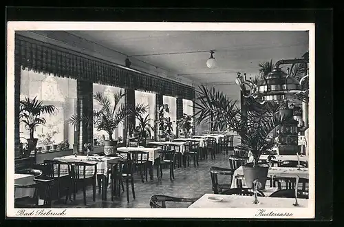 AK Vlotho a. d. Weser, Bad Seebruch, Die Kurterrasse des Moor-und Schwefelbades