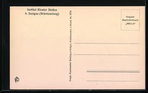 AK Siessen b. Saulgau, Institut Kloster Siessen, Pfarrhaus