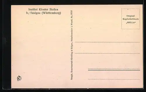 AK Bad Saulgau, Institut Kloster Siessen - Klostergang