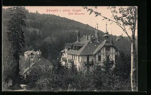 AK Bärenfels, Ansicht vom Hotel Kaiserhof