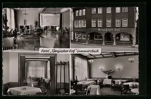 AK Gummersbach, Hotel Bergischer Hof, Inh. Günter Purrmann