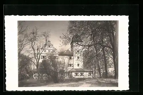 Foto-AK Altenmuhr, Partie am Schloss