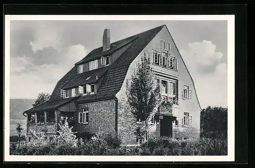 AK Springe a. Deister, Jugendherberge, Eckfassade