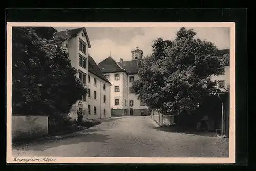 AK Siessen b. Saulgau, Institut Kloster Siessen, Eingang zum Kloster