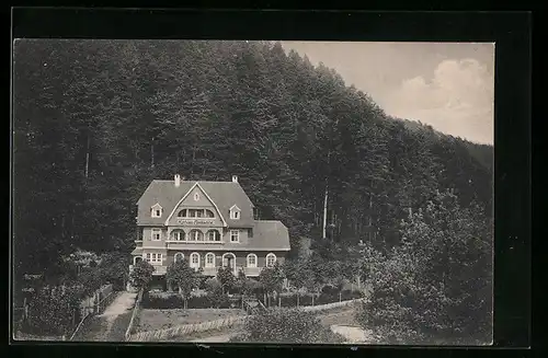 AK Bad Liebenzell, Blick auf das Hotel Monbachtal