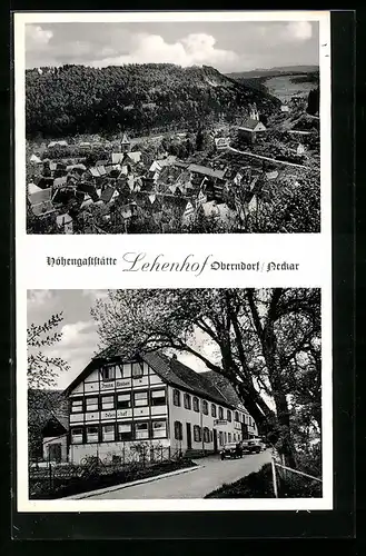 AK Oberndorf /Neckar, Höhengaststätte Lehenhof, Bes. Franz Rinker