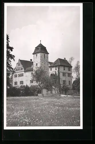 Foto-AK Altenmuhr, Ansicht des Schlosses