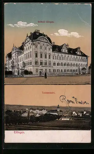 AK Ellingen, Schloss Ellingen, Gesamtansicht