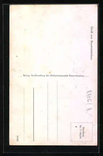 AK Neuendettelsau, Waldkruzifix, Industrieschule und Kurheim Friedenshort