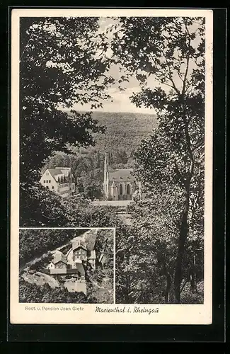 AK Marienthal i. Rheingau, Rest. u. Pension Jean Gietz