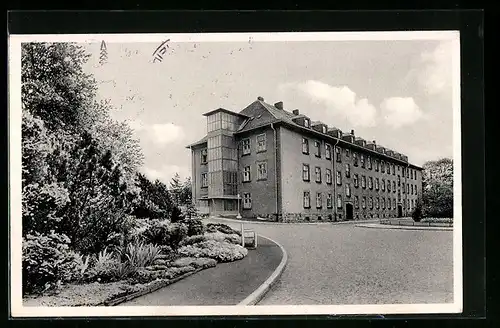 AK Lüdenscheid, Kreiskkrankenhaus bei Sonnenschein